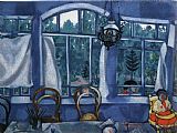 Marc Chagall Window over a Garden painting